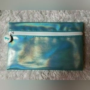 NWOT IPSY Makeup Bag Blue Litmus